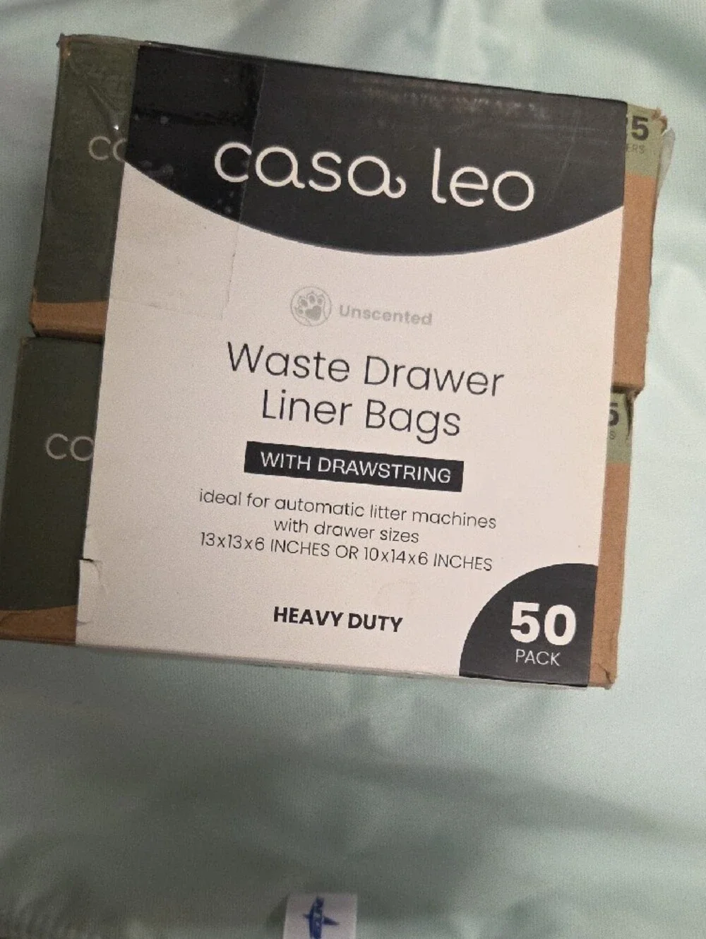 Unscented Waste Drawer Liner Bags - White (25 ct)